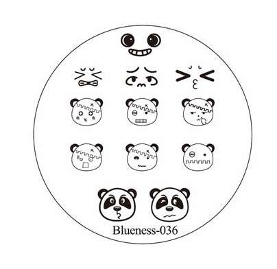 NAIL ART IMAGE STAMPING PLATE (BL-SERIES) ***SALE***