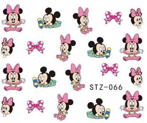 NAIL ART - WATER TRANSFER - MINNIE MOUSE