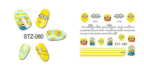 NAIL ART - WATER TRANSFER - MINION