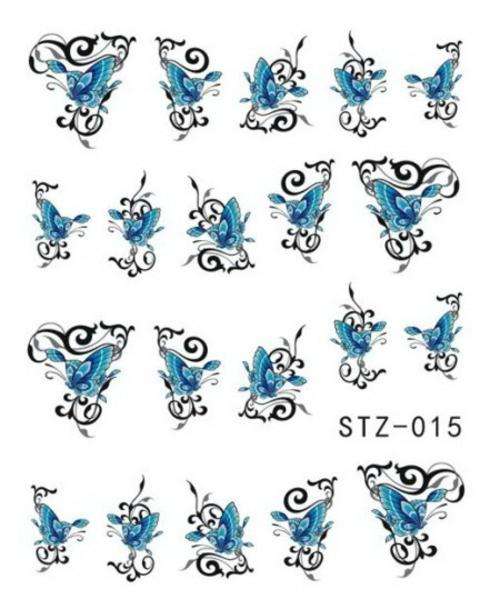 NAIL ART - WATER TRANSFER - BUTTERFLY