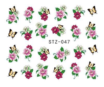 NAIL ART - WATER TRANSFER - BUTTERFLY