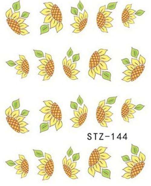NAIL ART - WATER TRANSFER - FLOWERS