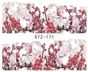 NAIL ART - WATER TRANSFER - FLOWERS