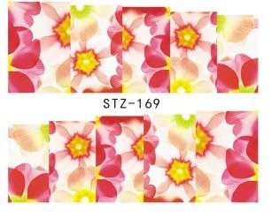 NAIL ART - WATER TRANSFER - FLOWERS