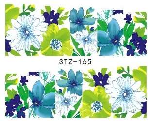 NAIL ART - WATER TRANSFER - FLOWERS