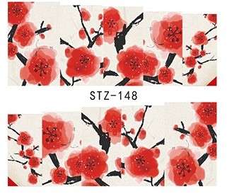 NAIL ART - WATER TRANSFER - FLOWERS