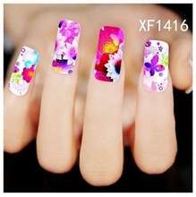 NAIL ART - WATER TRANSFER - FLOWERS