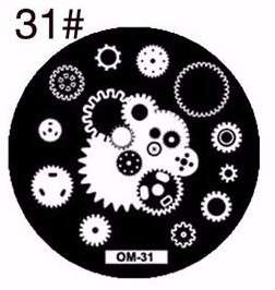 NAIL ART IMAGE STAMPING PLATE (OM-SERIES)
