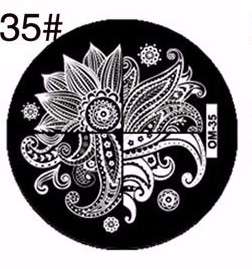 NAIL ART IMAGE STAMPING PLATE (OM-SERIES)