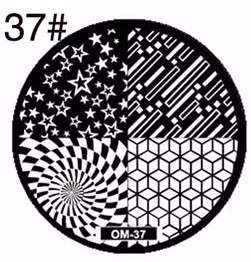 NAIL ART IMAGE STAMPING PLATE (OM-SERIES)