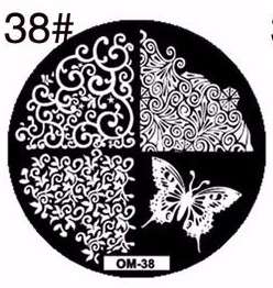 NAIL ART IMAGE STAMPING PLATE (OM-SERIES)