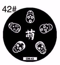 NAIL ART IMAGE STAMPING PLATE (OM-SERIES)
