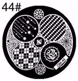 NAIL ART IMAGE STAMPING PLATE (OM-SERIES)
