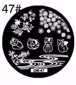 NAIL ART IMAGE STAMPING PLATE (OM-SERIES)