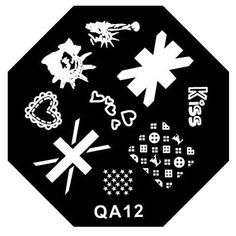 NAIL ART IMAGE STAMPING PLATE (QA-SERIES)