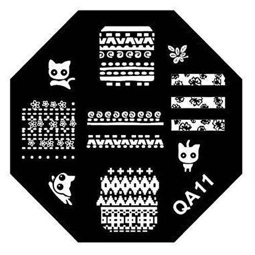 NAIL ART IMAGE STAMPING PLATE (QA-SERIES)