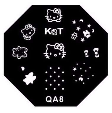 NAIL ART IMAGE STAMPING PLATE (QA-SERIES)