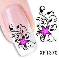 NAIL ART - WATER TRANSFER - FLOWERS