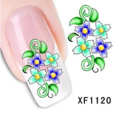 NAIL ART - WATER TRANSFER - FLOWERS