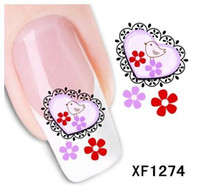 NAIL ART - WATER TRANSFER - FLOWERS