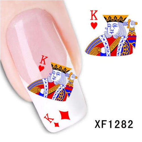NAIL ART - WATER TRANSFER - CARDS