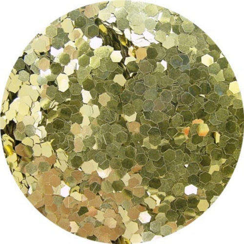HEXAGON JAR - LIGHT GOLD