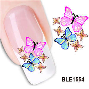 NAIL ART - WATER TRANSFER - BUTTERFLY