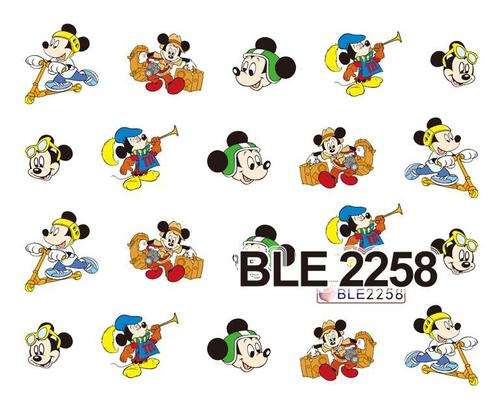NAIL ART - WATER TRANSFER - MICKEY & MINNIE