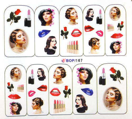 NAIL ART - WATER TRANSFER - MAKE UP