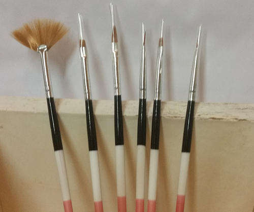 NAIL ART BRUSH SET 6 PCS