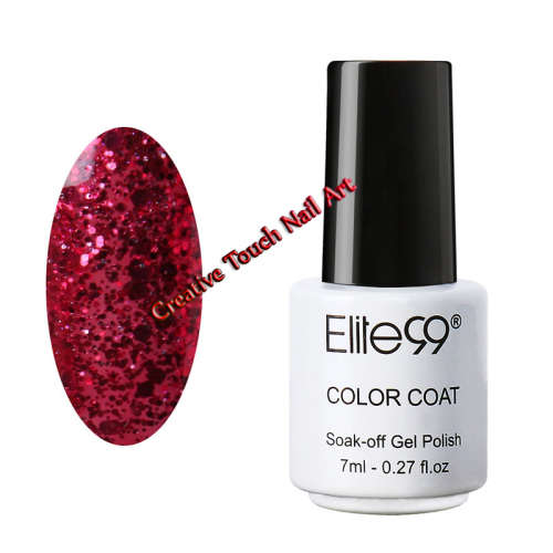 7ML ELITE99 SOAK OFF UV/LED COLOR GEL NAIL POLISH - THE PARTY GIRL