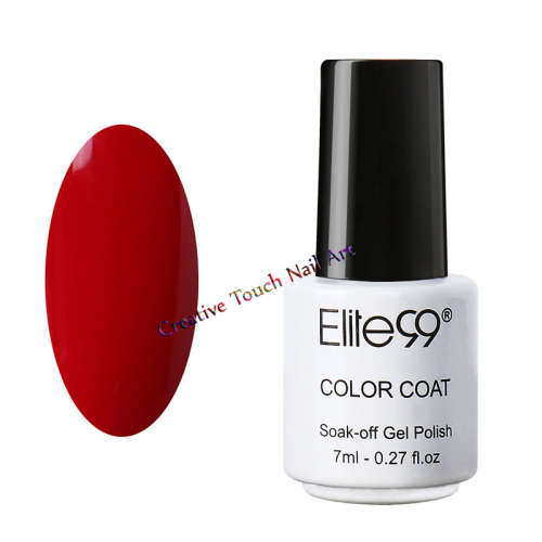 7ML ELITE99 SOAK OFF UV/LED COLOR GEL NAIL POLISH - RED-Y TO WEAR