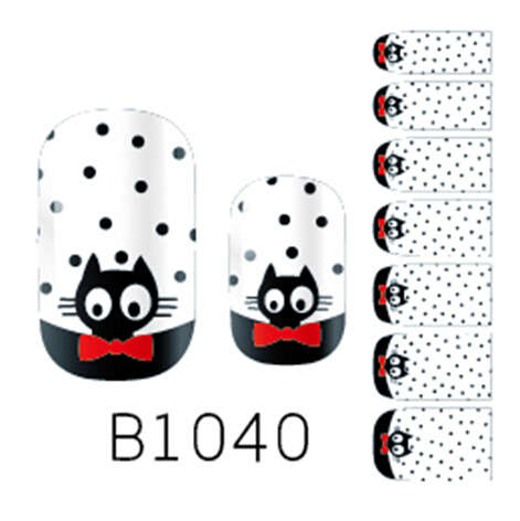 NAIL ART/NAIL ART DECAL/INSTANT NAIL ART/NAIL ART WRAP/CATS NAIL ART