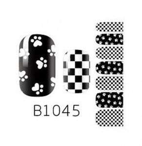 NAIL ART - INSTANT MANICURE WRAP (B SERIES) - PAW PRINT