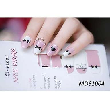 NAIL ART - INSTANT MANICURE WRAP (MELODI SERIES) - BOWS