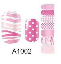NAIL ART - INSTANT MANICURE WRAP (A SERIES) - DOTS & STRIPES