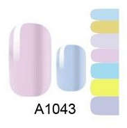 NAIL ART - INSTANT MANICURE WRAP (A SERIES) - PASTEL COLOR