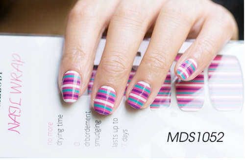 NAIL ART - INSTANT MANICURE WRAP (MELODI SERIES) - STRIPES