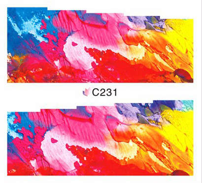 NAIL ART - WATER TRANSFER - PATTERN