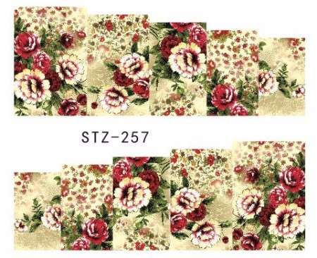 WATER TRANSFER NAIL ART DECAL - FLOWER
