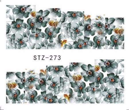 WATER TRANSFER NAIL ART DECAL - FLOWER