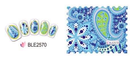 WATER TRANSFER NAIL ART DECAL - STAMP