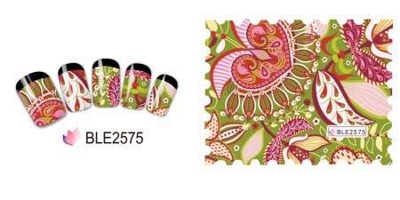 WATER TRANSFER NAIL ART DECAL - STAMP