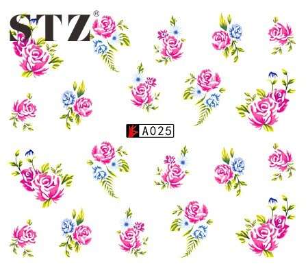 WATER TRANSFER NAIL ART DECAL - FLOWER