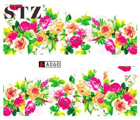 WATER TRANSFER NAIL ART DECAL - FLOWER
