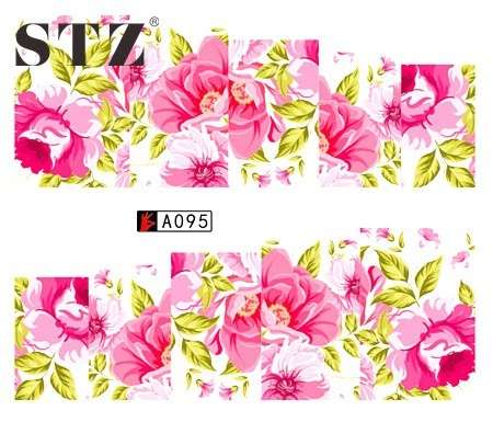 WATER TRANSFER NAIL ART DECAL - FLOWER