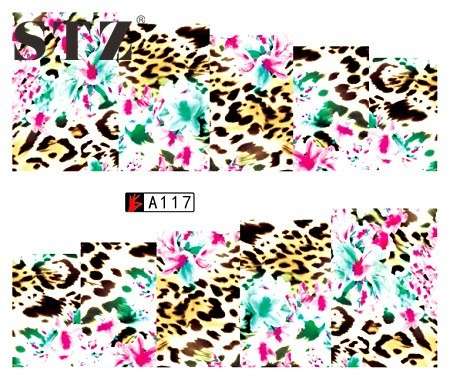 WATER TRANSFER NAIL ART DECAL - ANIMAL PRINT