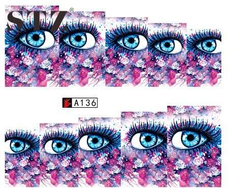 WATER TRANSFER NAIL ART DECAL - EYE