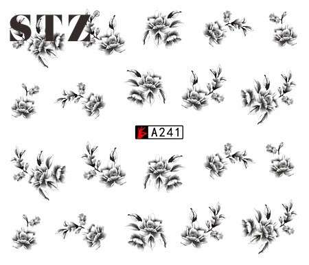 WATER TRANSFER NAIL ART DECAL - FLOWER