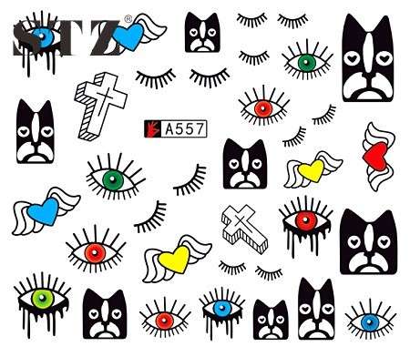 WATER TRANSFER NAIL ART DECAL - CLIP ART